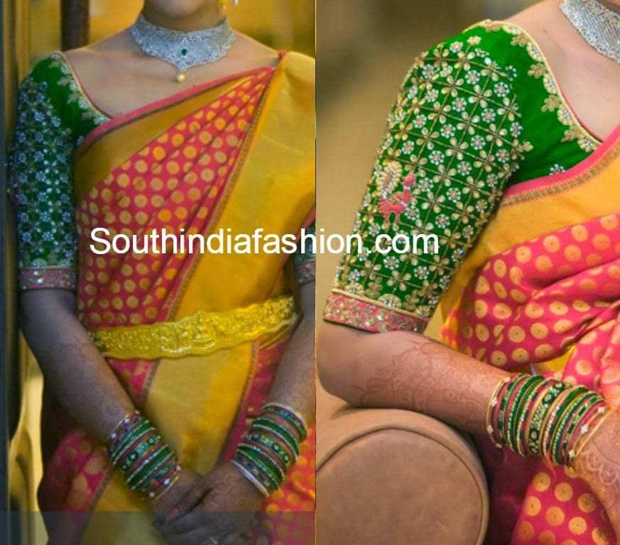 blouse designs for kanjeevaram sarees