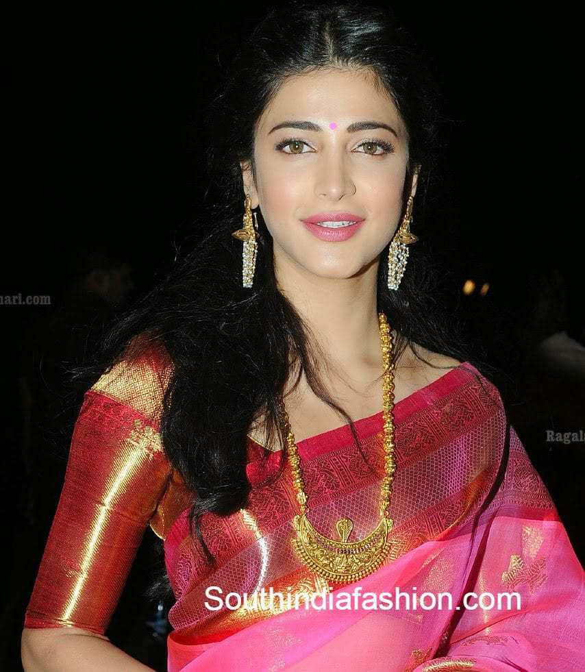 shruti hassan blouse designs