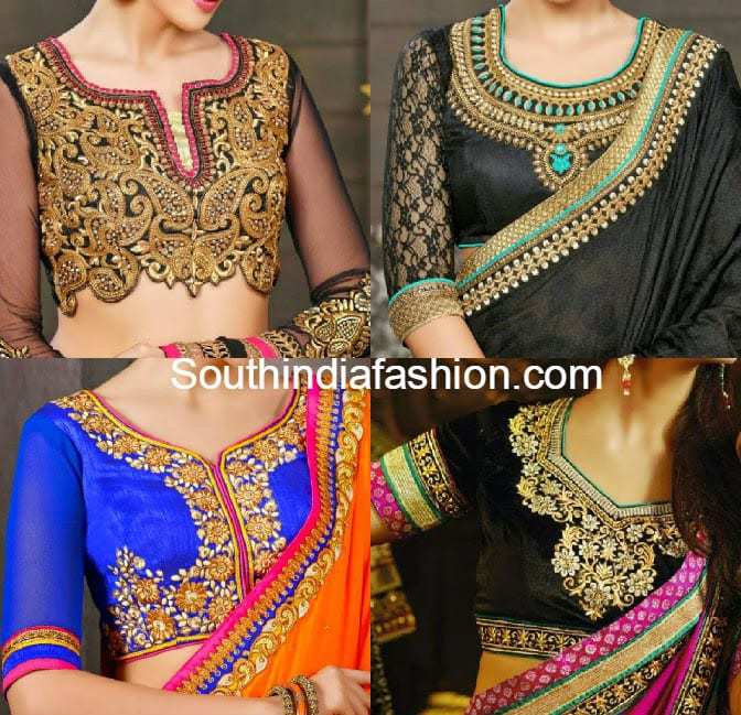 beautiful embroidered blouse designs south india fashion beautiful embroidered blouse designs south india fashion