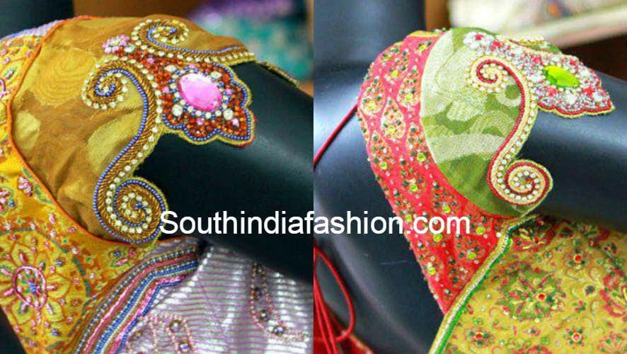 top 10 blouse designs for wedding silk sarees