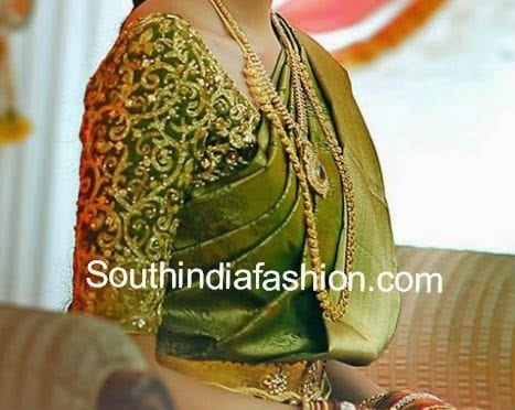 blouse styles for wedding sarees