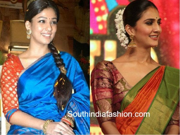 celebs in brocade blouse designs celebs_in_brocade_blouse_designs