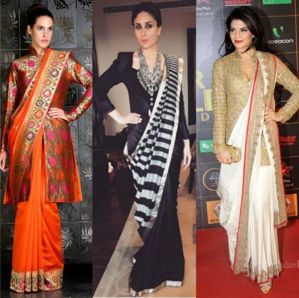 Sarees with tunics