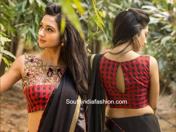 Trendy Cut Work Blouses by House of Blouse photo Trendy Cut Work Blouses by House of Blouse