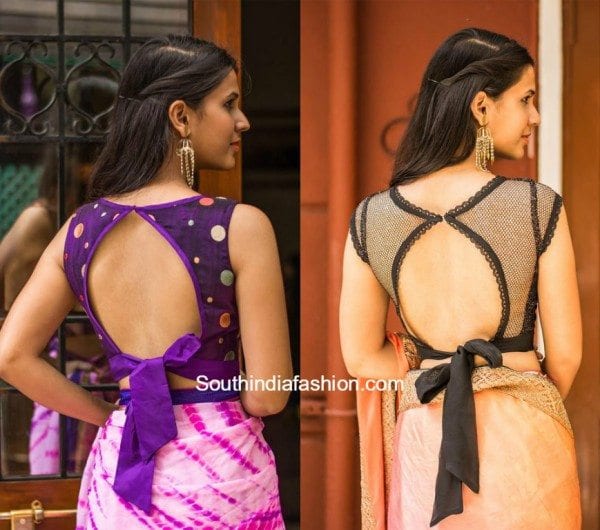 Trendy Saree Blouse Designs