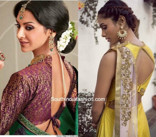 Trendy Saree Blouse Designs