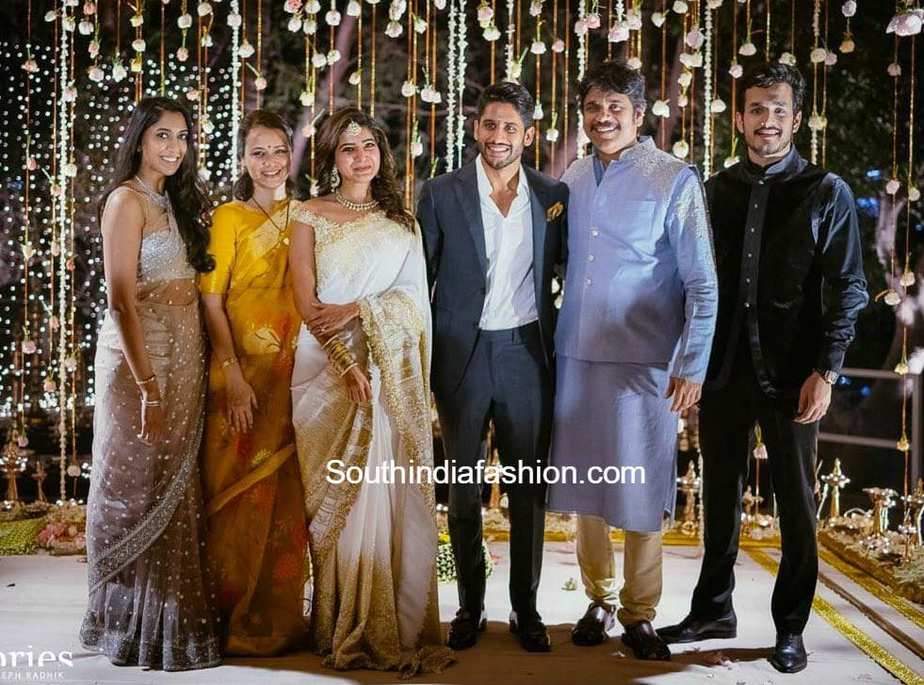 Naga Chaitanya and Samantha's family photos at their engagement – South