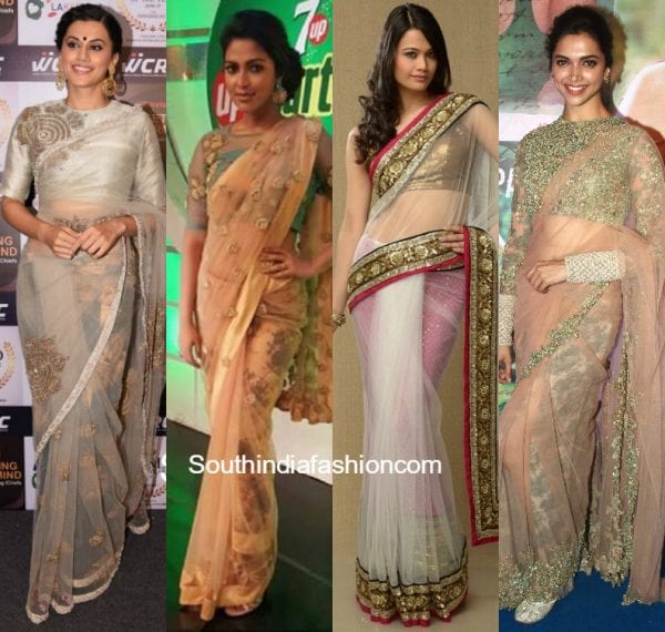 Style Hacks To Glam Up Your Plain Saree! South India Fashion