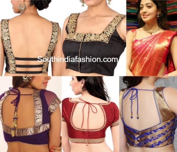 saree-blouse-designs-with-borders