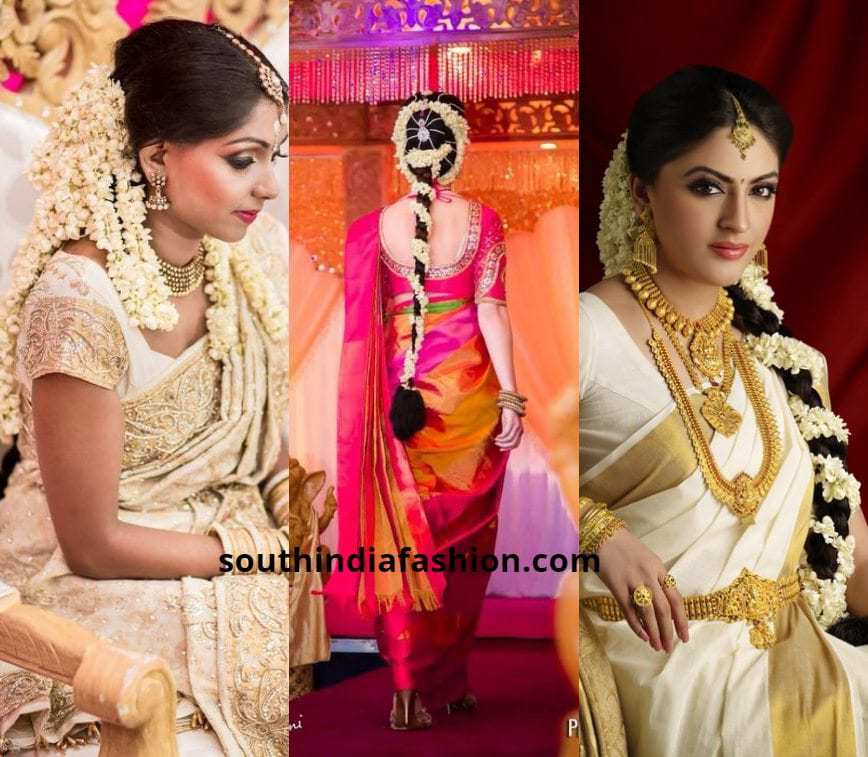 40 Trending South Indian Bridal Hairstyles