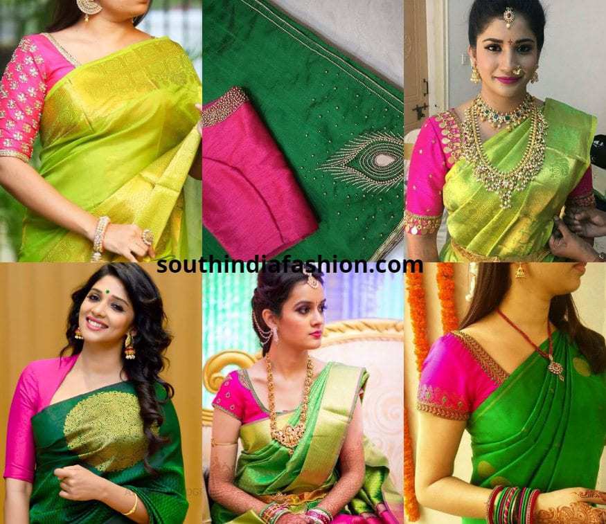 matching shirt for green saree