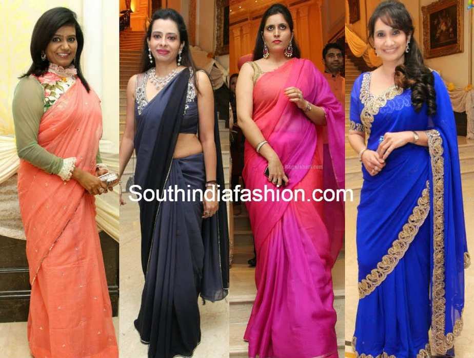 party wear celebrity saree