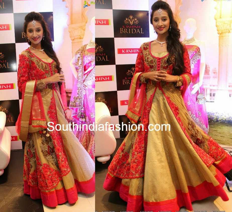 Kashish Bridal Anarkali Suit South India Fashion hublot-watches