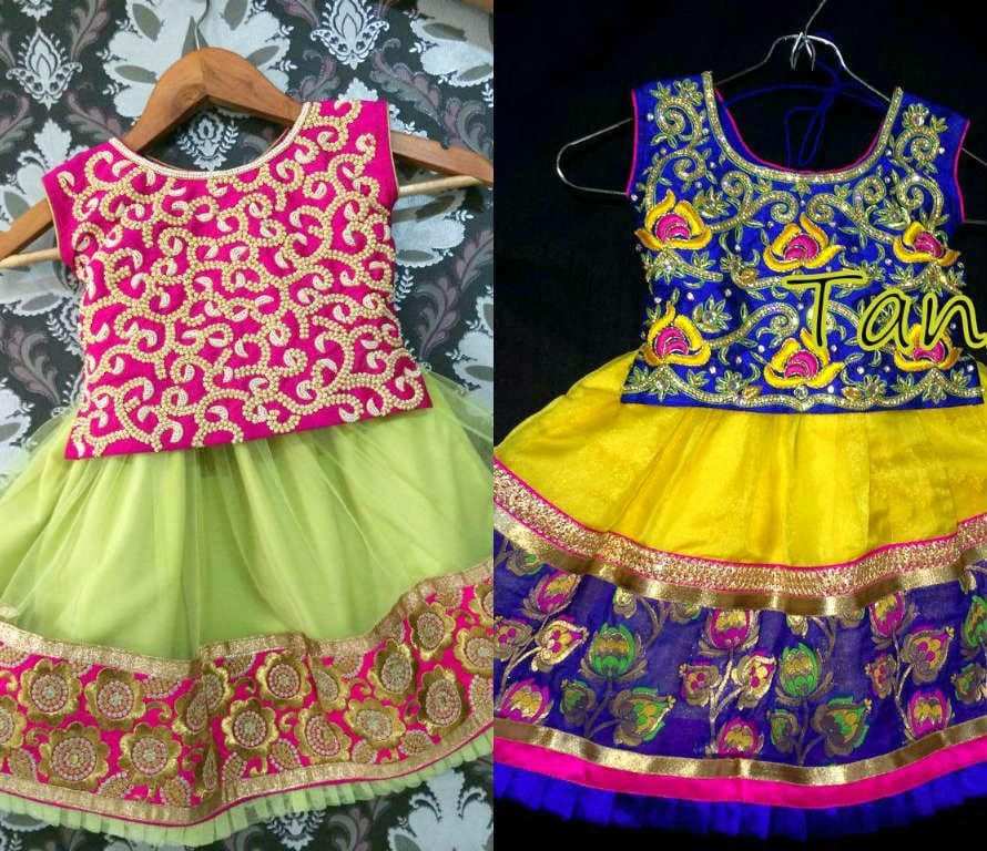 lehenga models for babies