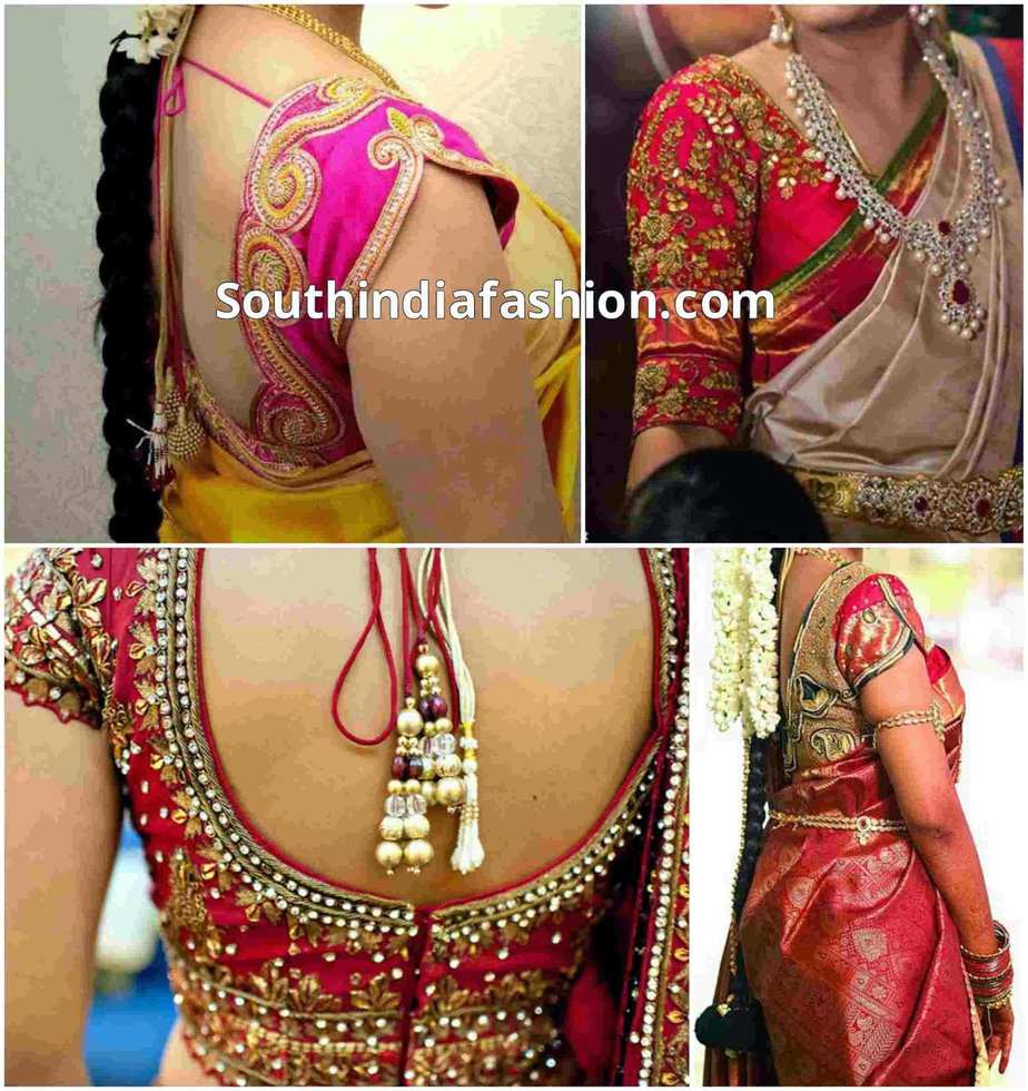 Blouse Designs for Wedding Sarees – South India Fashion