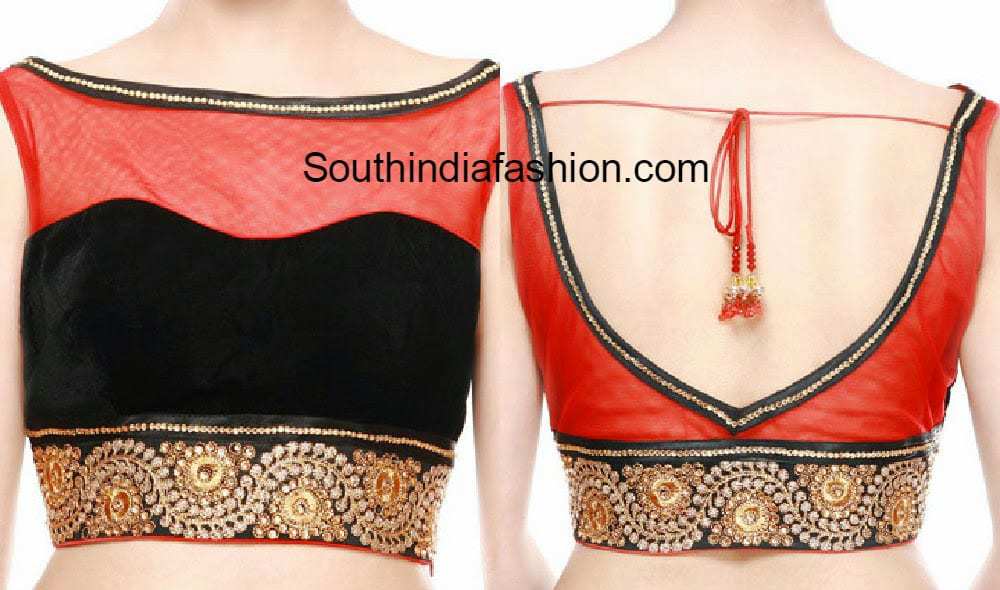 Boat Neck Blouse – South India Fashion