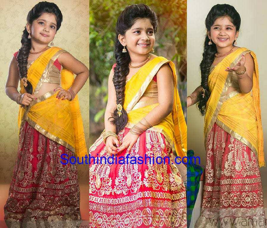 Kids Half Saree – South India Fashion