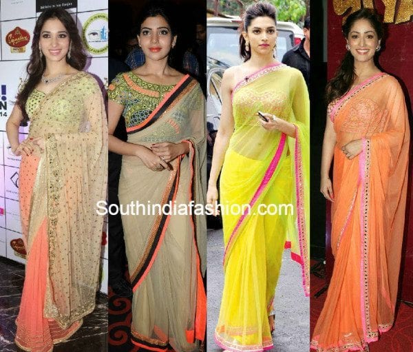 celebrities_in_mirror_work_sarees