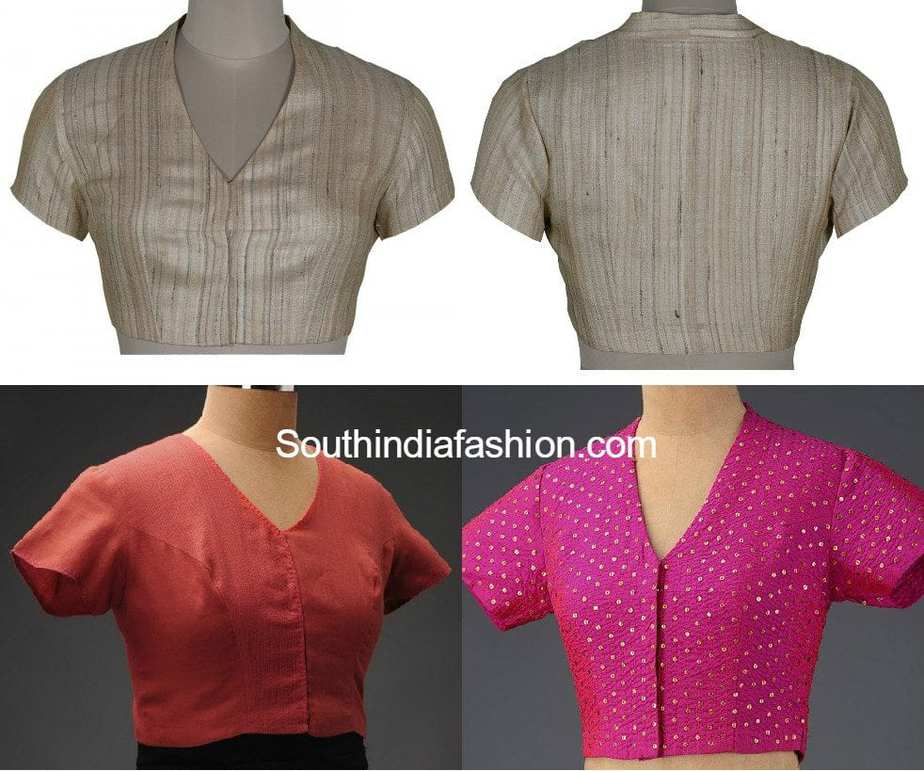 semi formal blouses designs