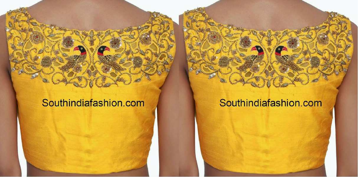 Boat Neck Blouse Designs: Top 10 Boat Neck Patterns –South ...