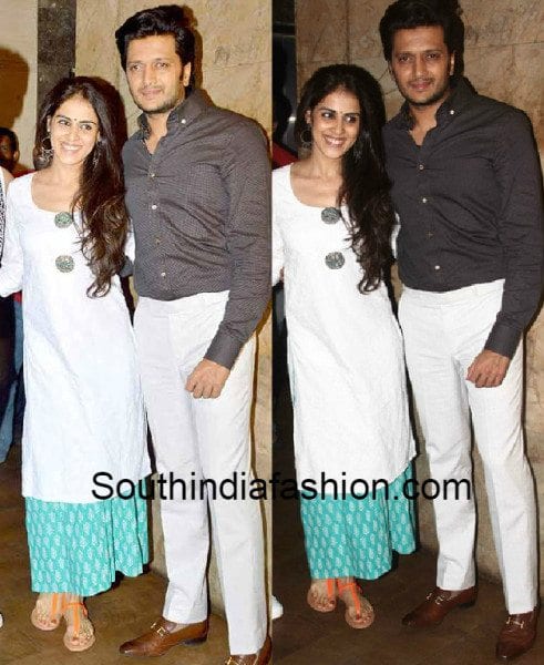 White Pure Muslin Kurti Palazzo set