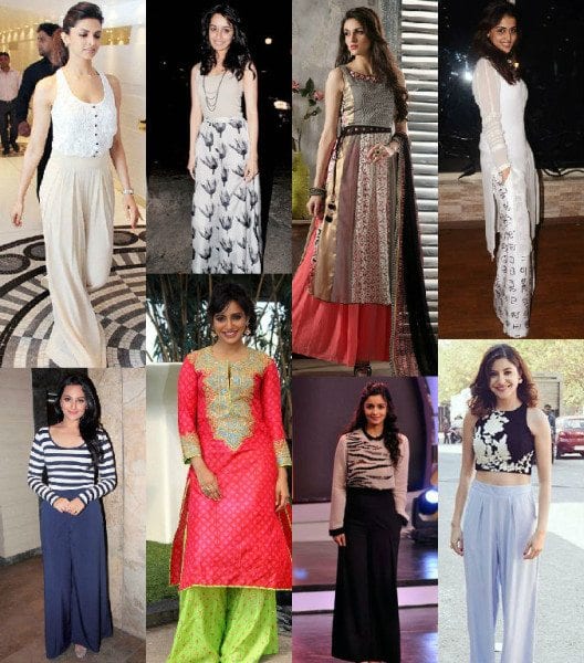 10 Super Cool Ways To Wear Palazzo Pants – South India Fashion