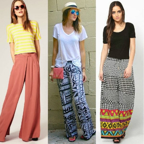 dressy tops to wear with black palazzo pants