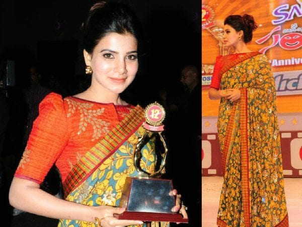 Samantha at Santosham awards