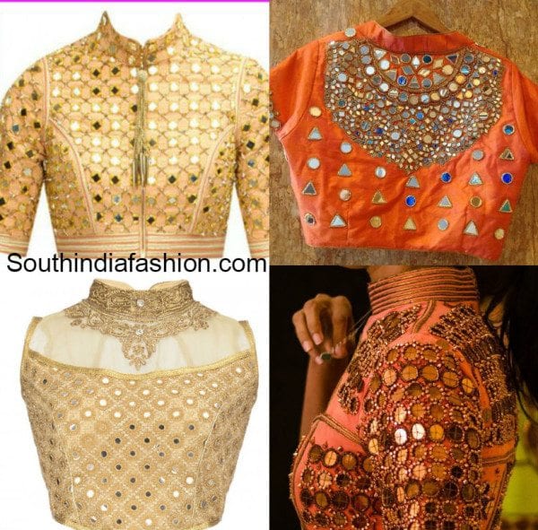 10 Gorgeous Mirror Work Blouse Patterns To Try Out!