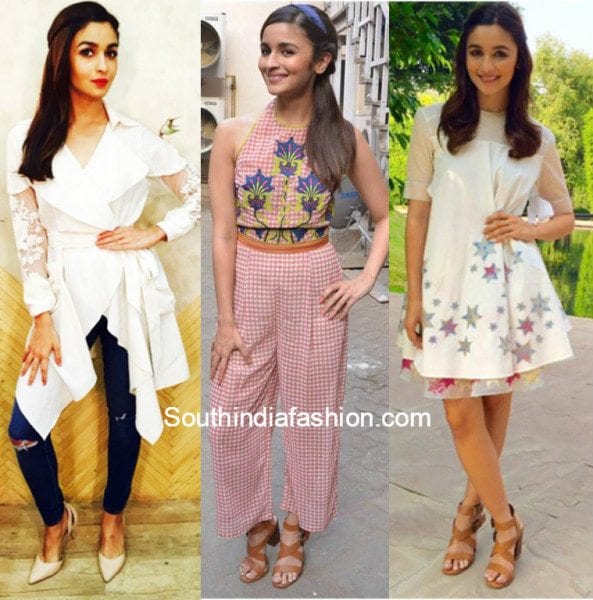 Alia Bhatt in hm, Nida Mahmood and Pallavi Mohan