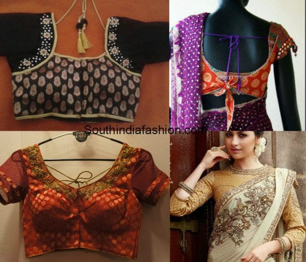 Brocade Blouses With Work 