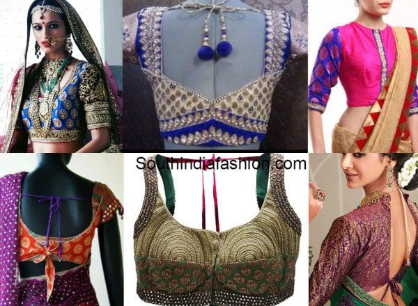 Brocade Blouses With Work