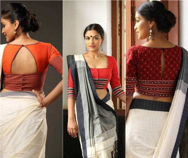 Tips To Flaunt Cotton Blouses In Style! South India Fashion