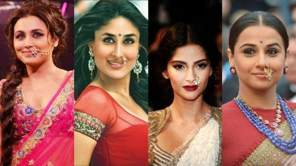 Bollywood celebs wearing nose rings