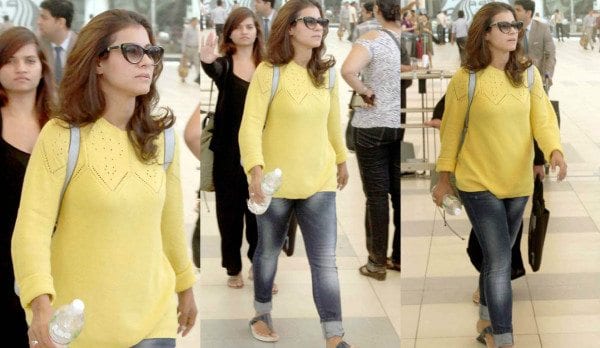 Kajol Spotted at Airport