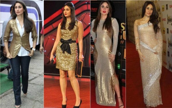 Kareena Kapoor in sequins outfits