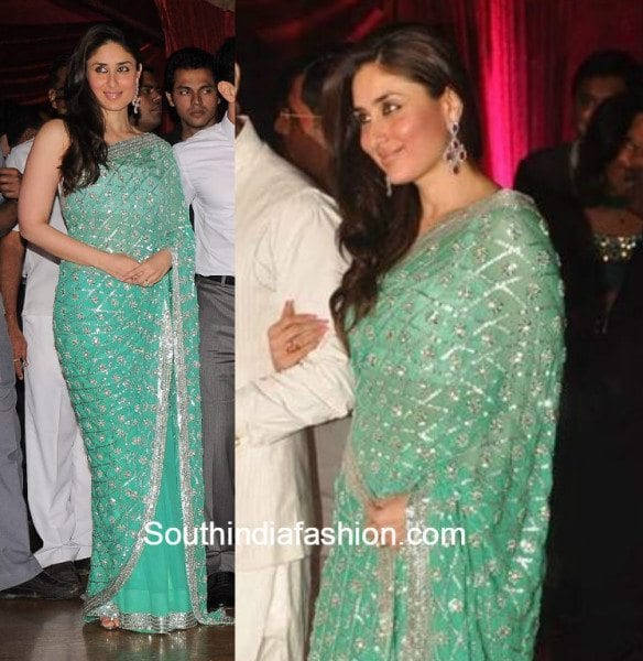 Kareena in Manish Malhotra saree