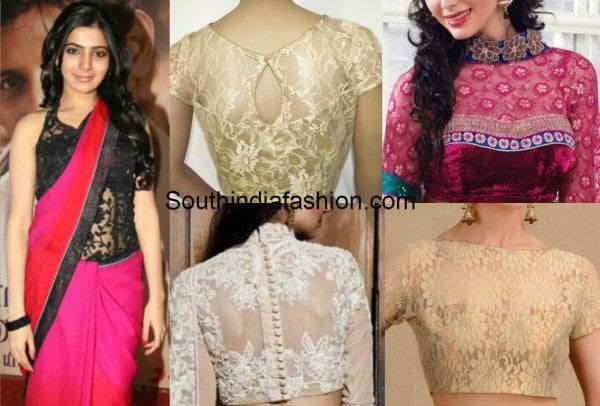 Lace saree Blouses