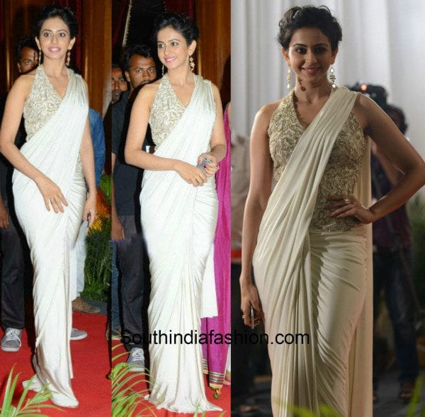 Rakul Preet Singh in Saree Gown