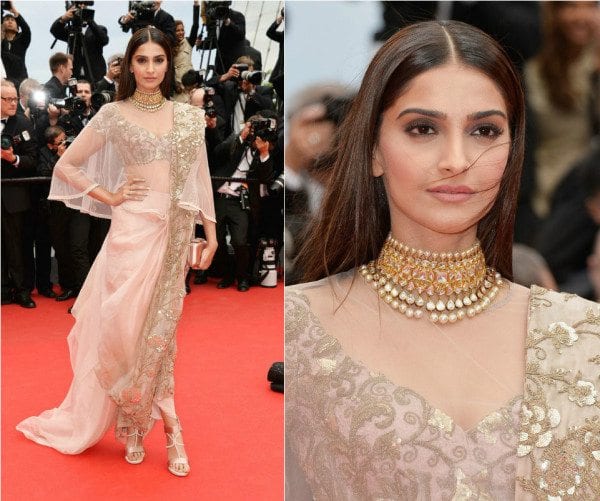 Sonam Kapoor's head turning Anamika Khanna sarees! – South India Fashion Sonam Kapoor's head turning Anamika Khanna sarees! – South India Fashion