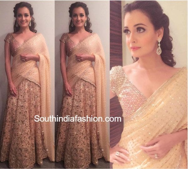 dia mirza in manish malhotra