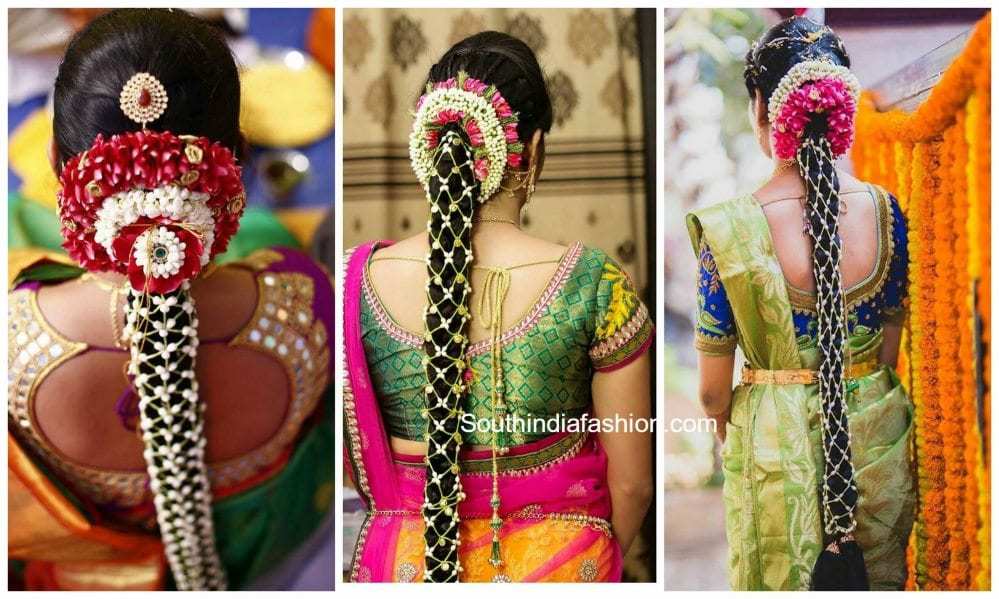 Stunningly Gorgeous Patterns Of Bridal 'Poola Jada' Hairstyles