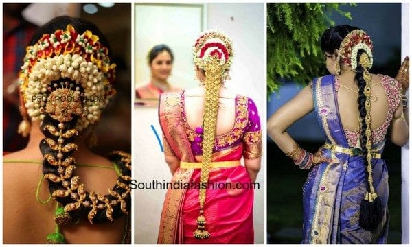 Stunningly Gorgeous Patterns Of Bridal 'Poola Jada' Hairstyles