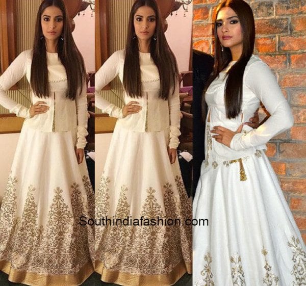 sonam kapoor in rohit bal at prem ratan dhan payo promotions