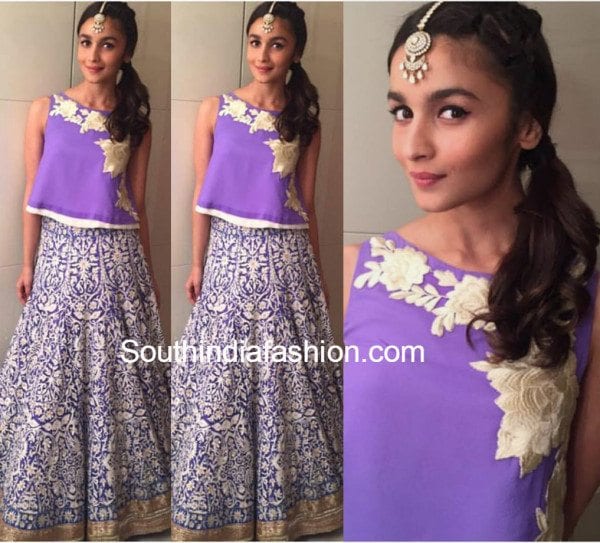 Alia Bhatt in Manish Malhotra at Masaba's sangeet