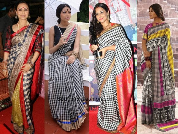 Checkered sarees feat image