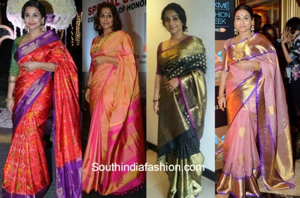 Vidya Balan in Gaurang shah sarees