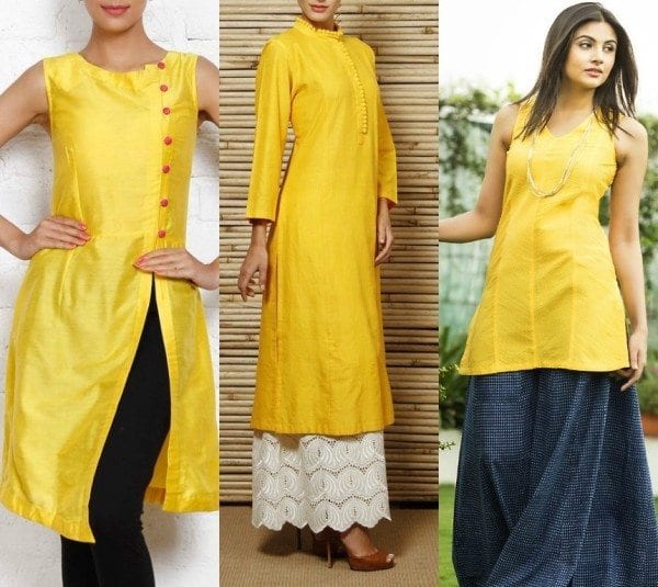 Yellow Kurtas