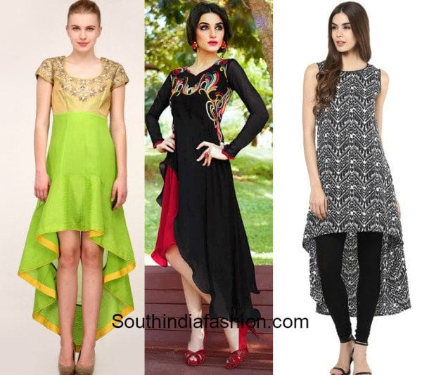 kurtis style 2 - asymmetrical kurtis