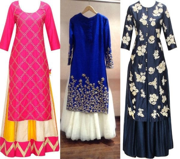 Tunics on Lehengas 5